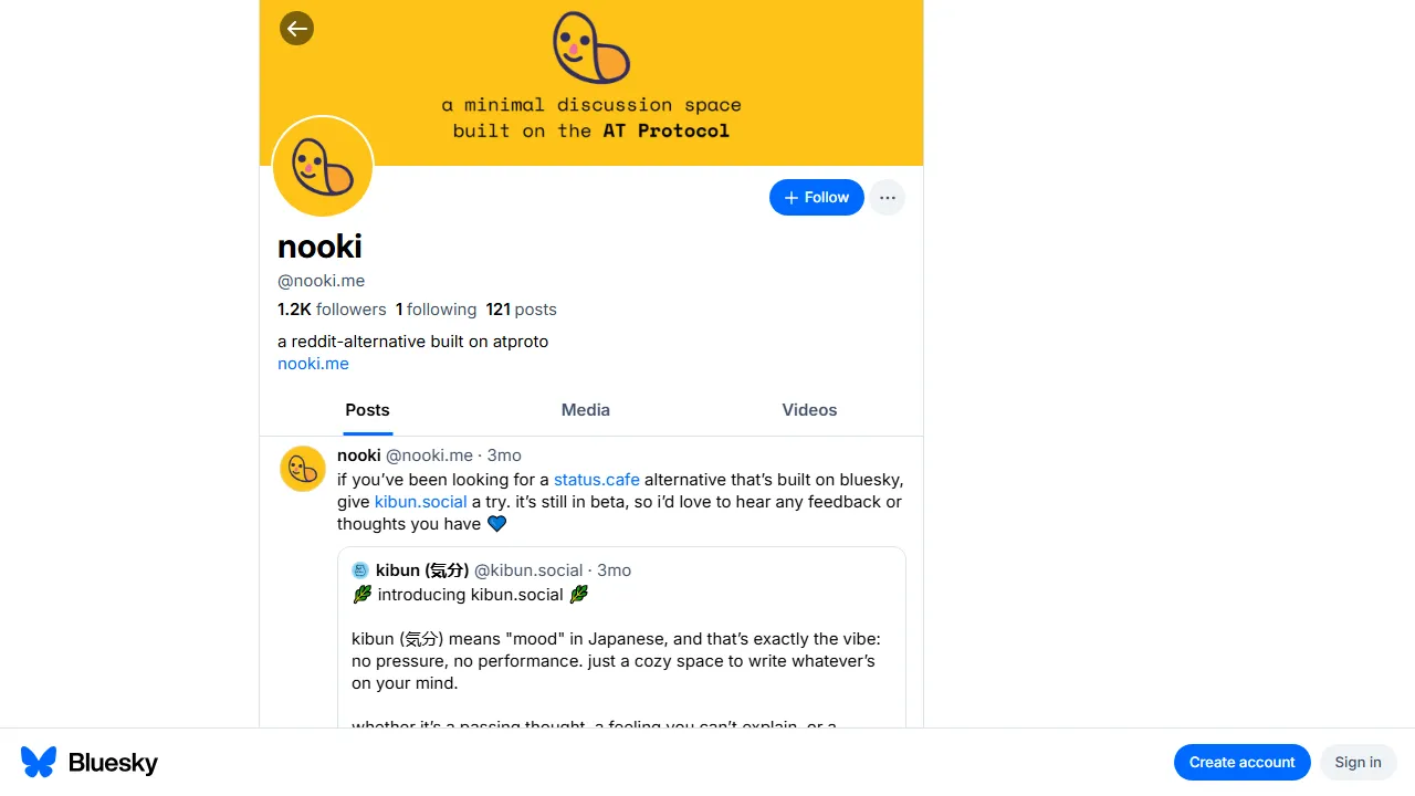 nooki - Social Media Alternative For Better Discussions screenshot