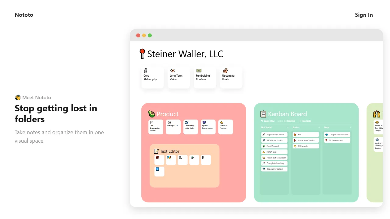 nototo.app - Note Taking App For Students screenshot