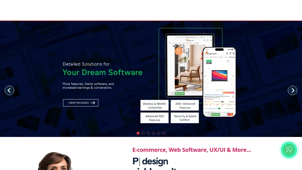 novajetsoft.com - Ecommerce Website Design and Premium Support screenshot
