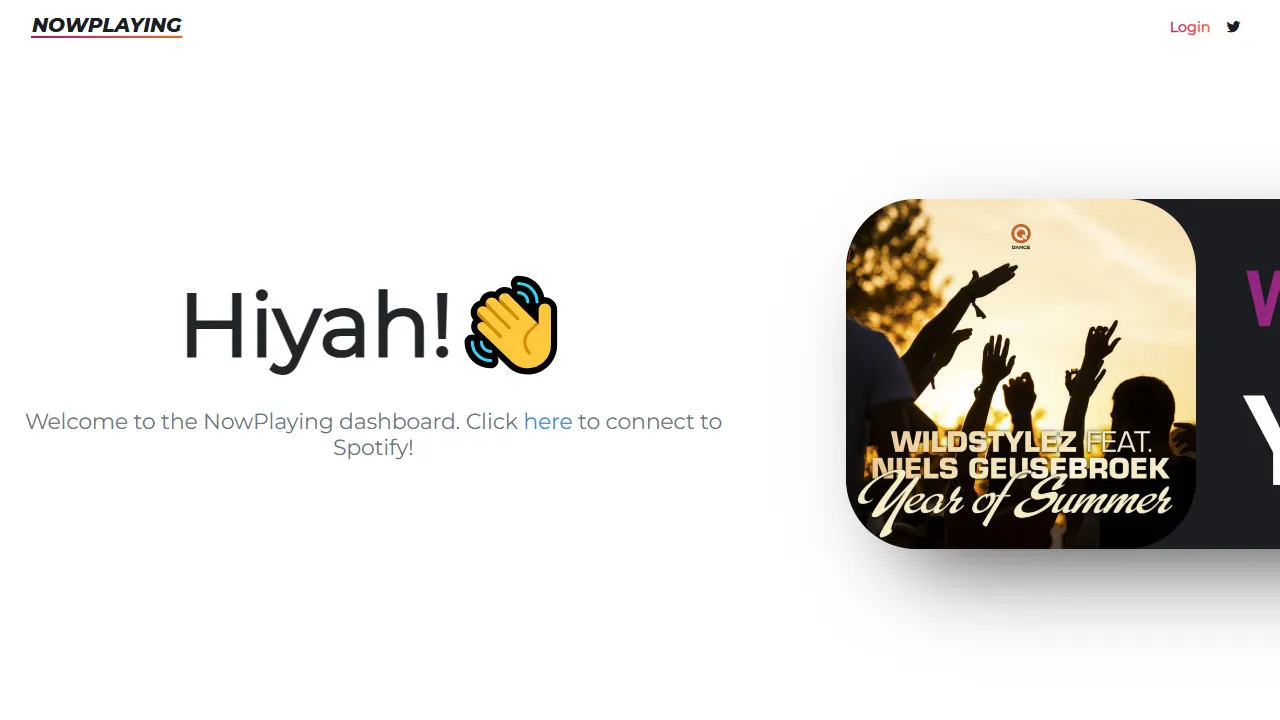 nowplayingobs.com - OBS Now Playing Widget for Spotify screenshot