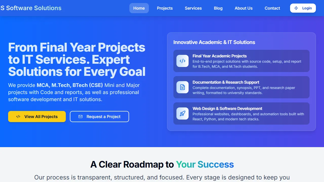 nssoftwaresolutions.in - Code Project Library with Source Code screenshot