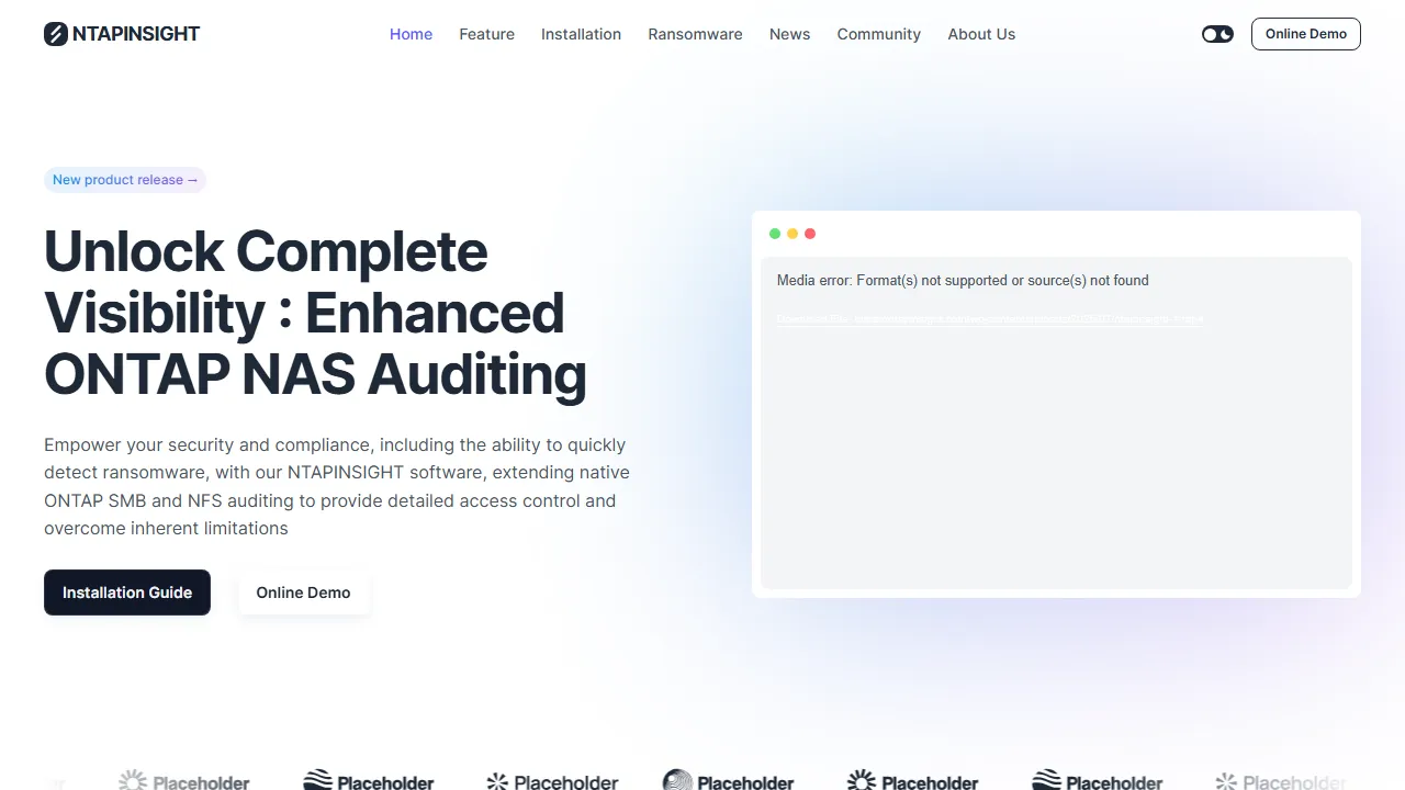 ntapinsight.com - Network Monitoring Tool for NetApp ONTAP screenshot