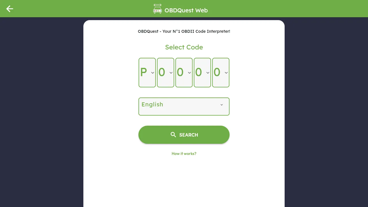 obdquest.com - Car Diagnostic Tool and OBD2 Scanner screenshot