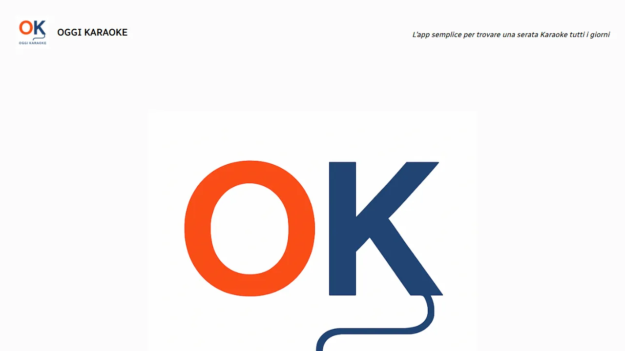 oggikaraoke.it - Karaoke Event Finder App screenshot