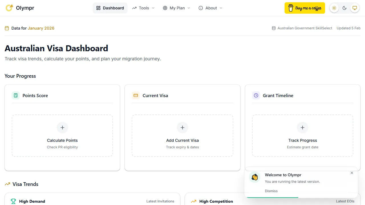 olympr.site - Free PR Analytics Tool For Data Migration screenshot