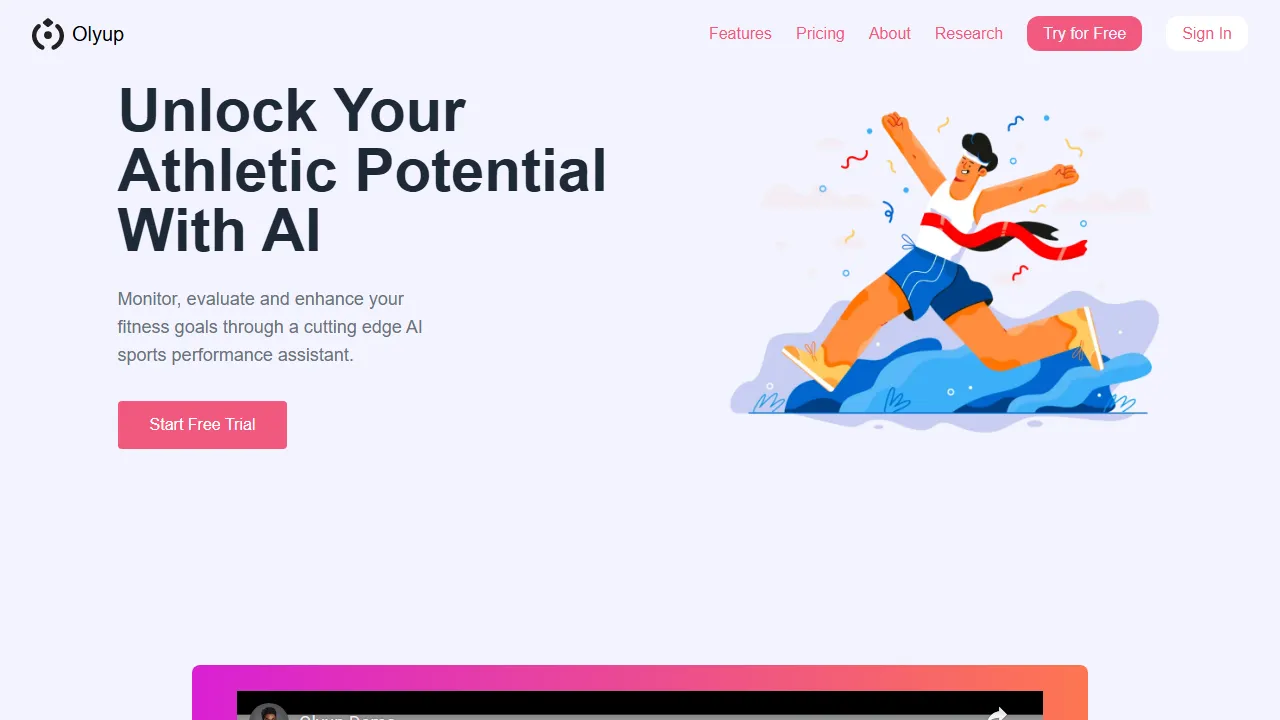 olyup.tech - Sports Coaching Tool for Athletes screenshot