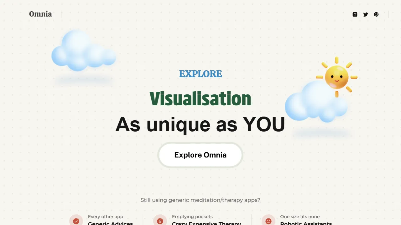 omniazone.framer.ai - Webpage Wireframe Tool For Site Design screenshot