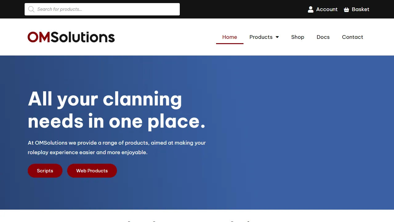 omsolutions.co.uk - Game Server Scripts and Websites screenshot