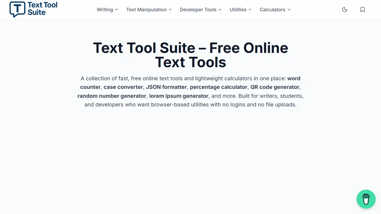 onlinetextlab.com - Free Online Tools for Text Manipulation screenshot