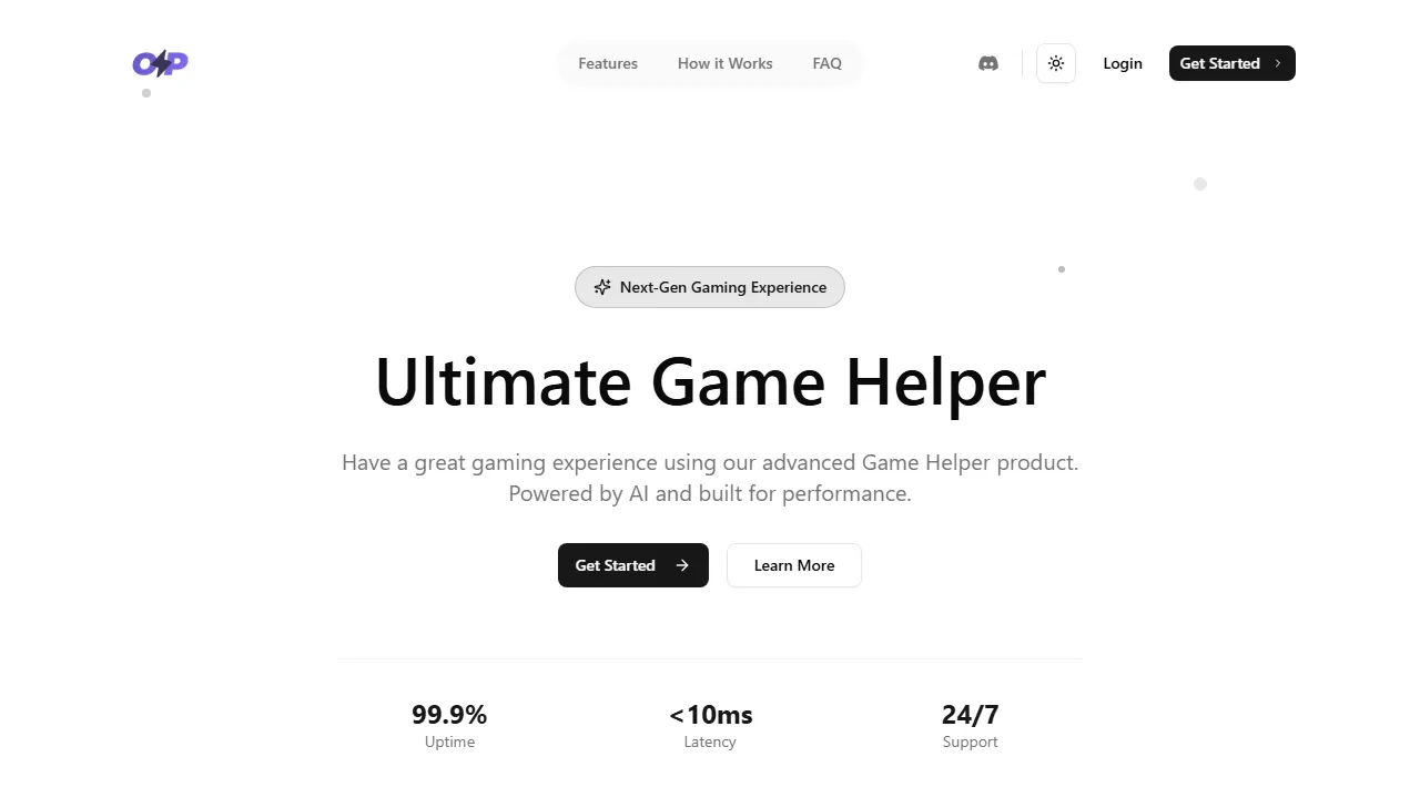 op-bots.com - Modern Game Helper For Enhanced Gameplay screenshot