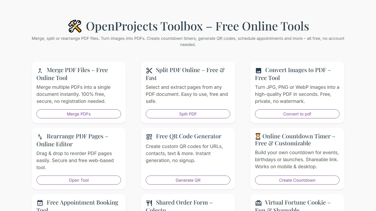 openprojects.ro - Free Online Photo Editor with Text Options screenshot