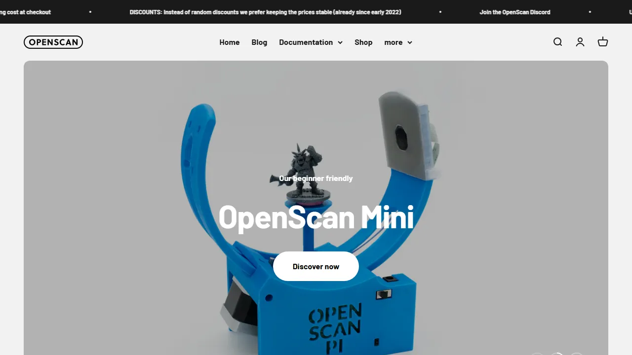 openscan.eu - Open Source 3D Scanner Application screenshot