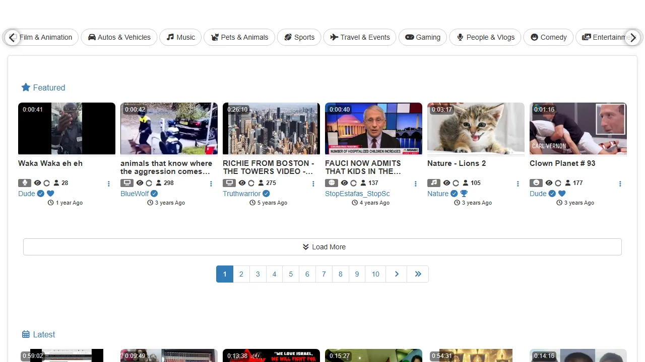 ourtube.co.uk - Free Speech Video Hosting Service screenshot