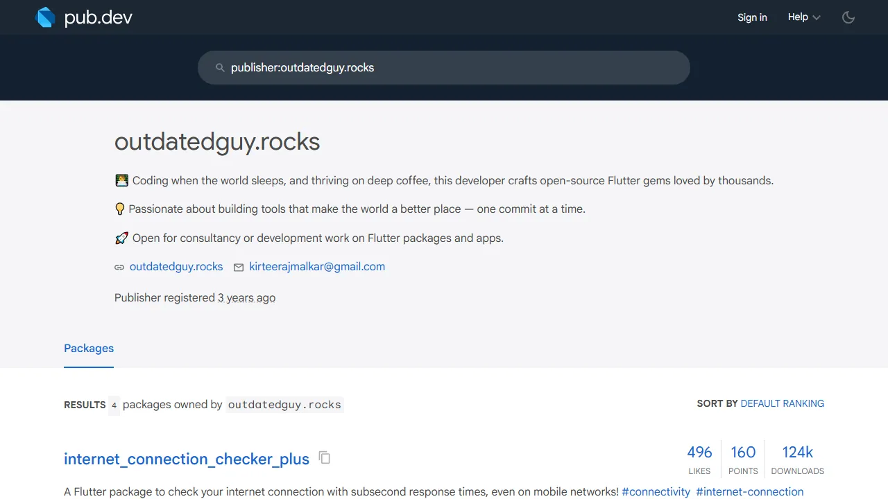 OutdatedGuy - Open Source Flutter UI Library for Developers screenshot