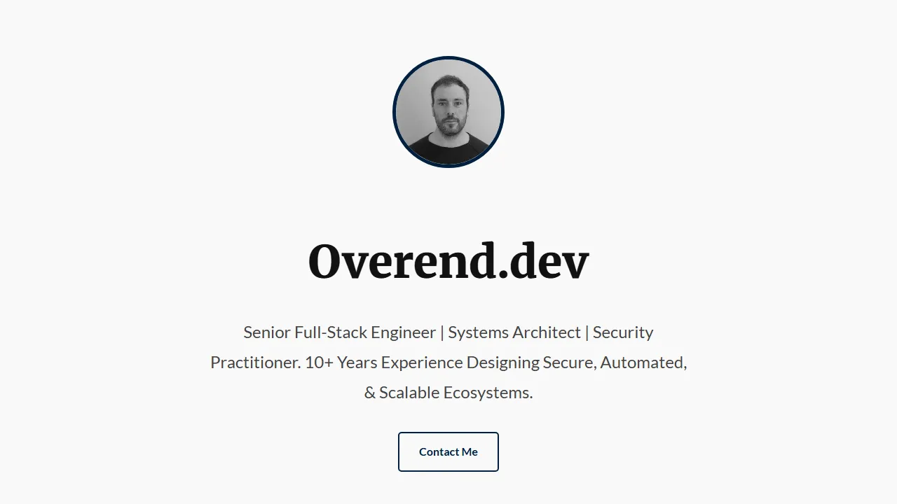 overend.dev - Find Helpful Utility Scripts For Your Needs screenshot