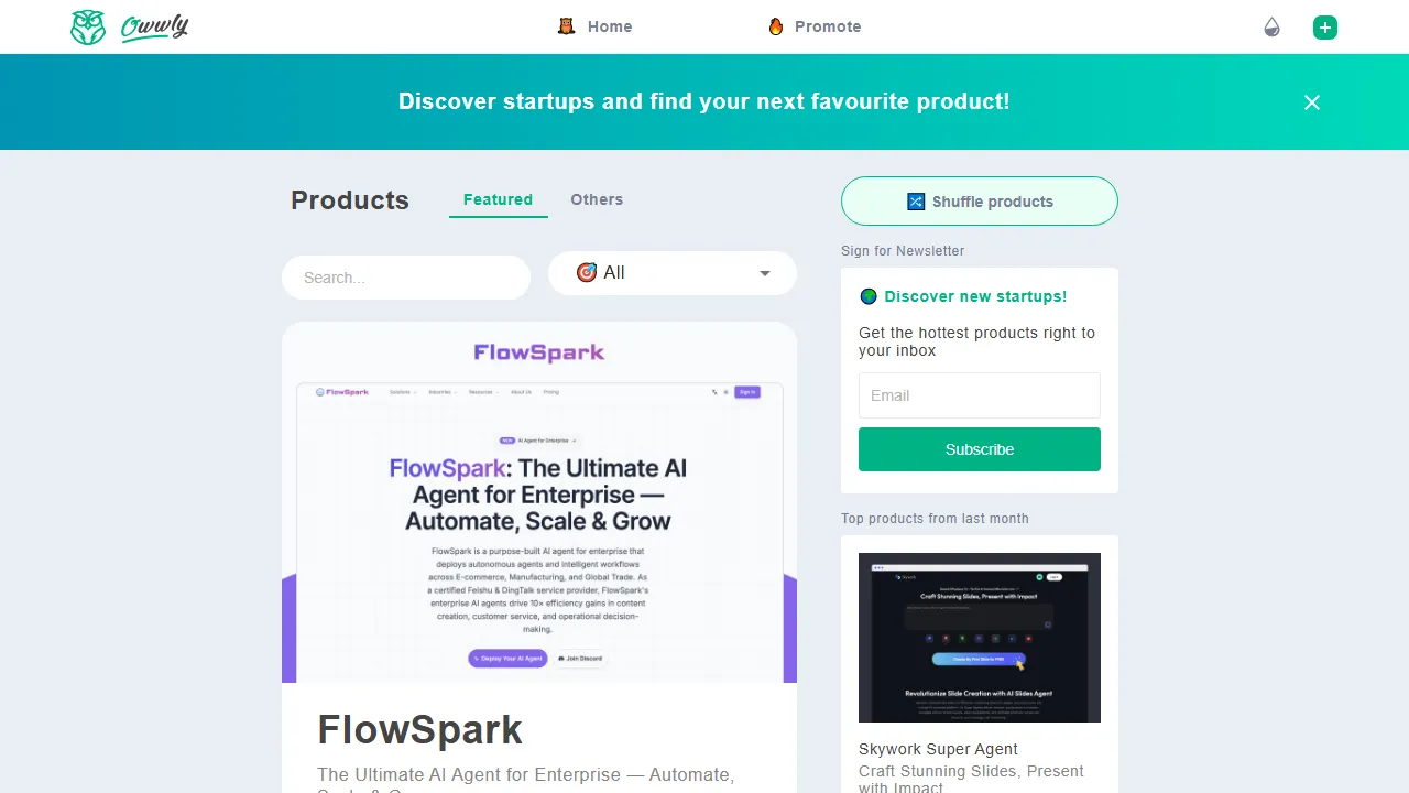 owwly.com - Owwly - Design Inspiration Community screenshot