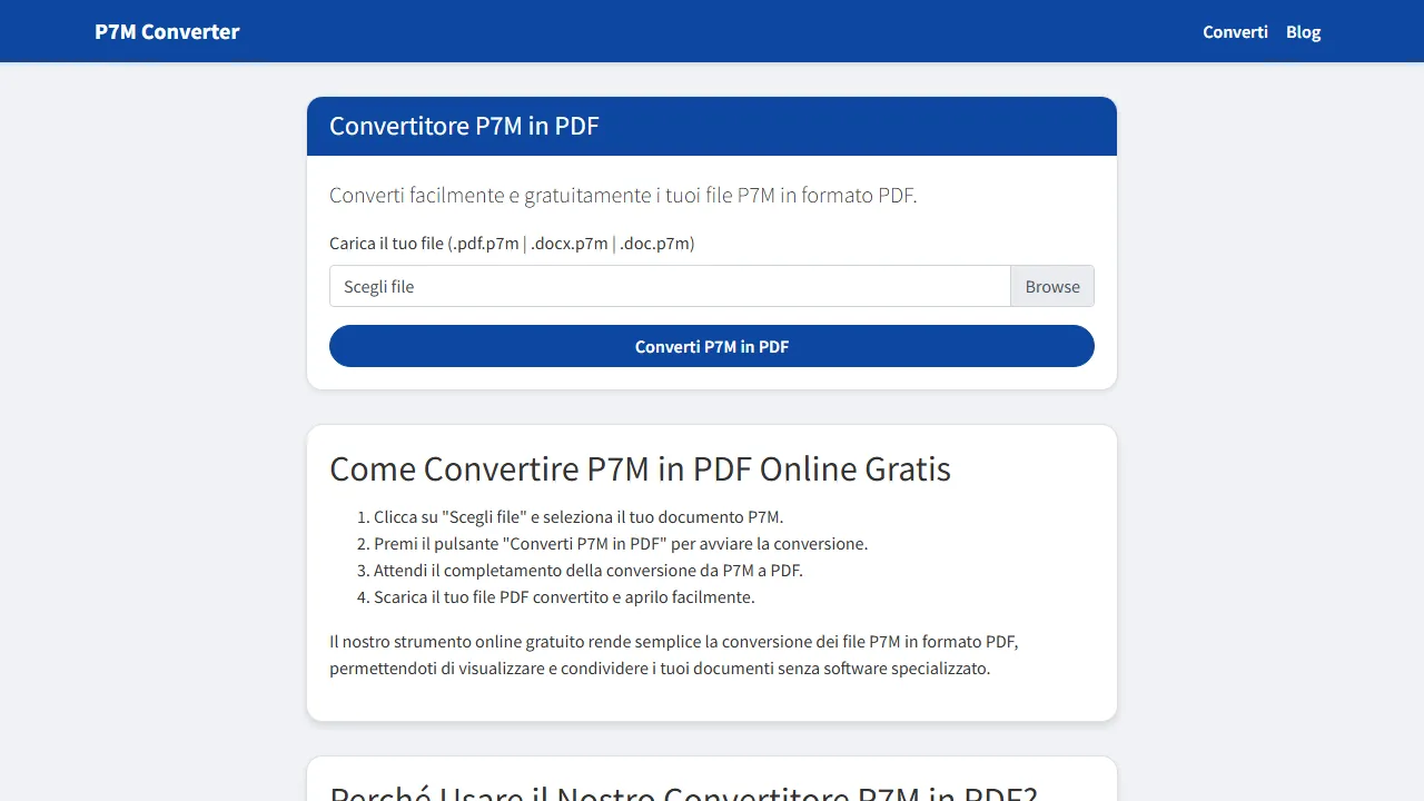 p7mconverter.com - Convert PDF to Word - Rapid File Conversion screenshot