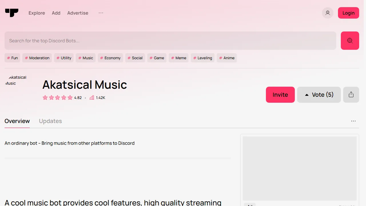 Paithon - Free Discord Bot for Your Server screenshot