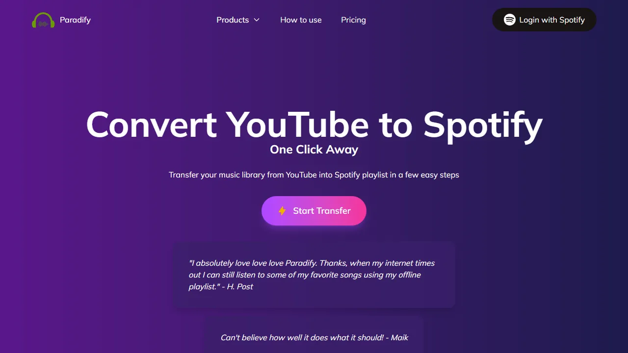 paradify.com - Chrome Extensions in the Chrome Web Store screenshot