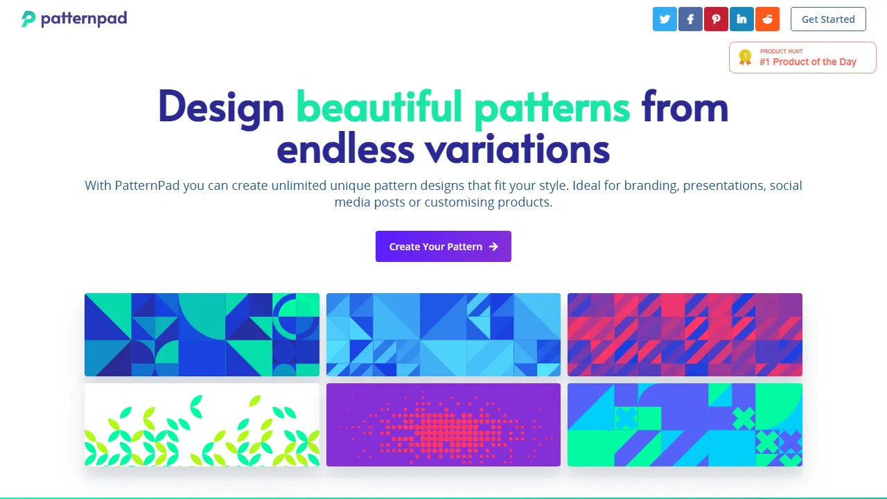 patternpad.com - Pattern Design Tool for Beautiful Designs screenshot