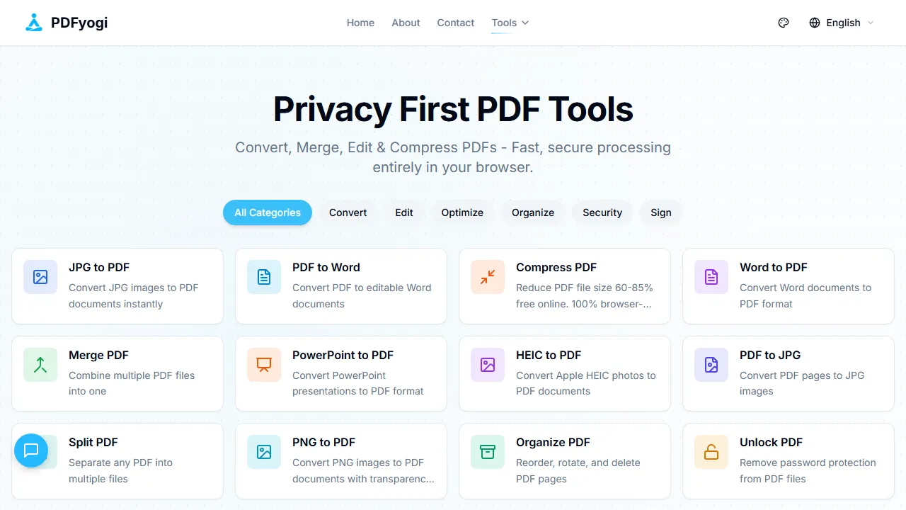 pdfyogi.com - PDF Editor Online - Modify PDF Documents screenshot
