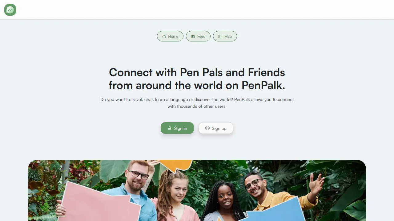penpalk.com - Find Pen Pals for Language Exchange screenshot