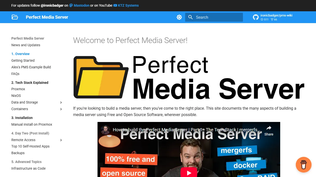 perfectmediaserver.com - Plex Media Server Support Page screenshot