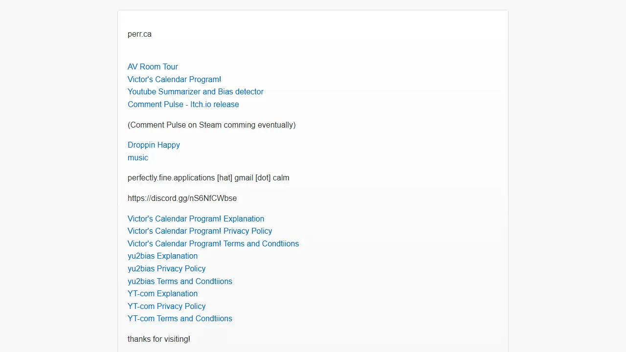 perr.ca - Best AI Application - Artificial Intelligence App screenshot