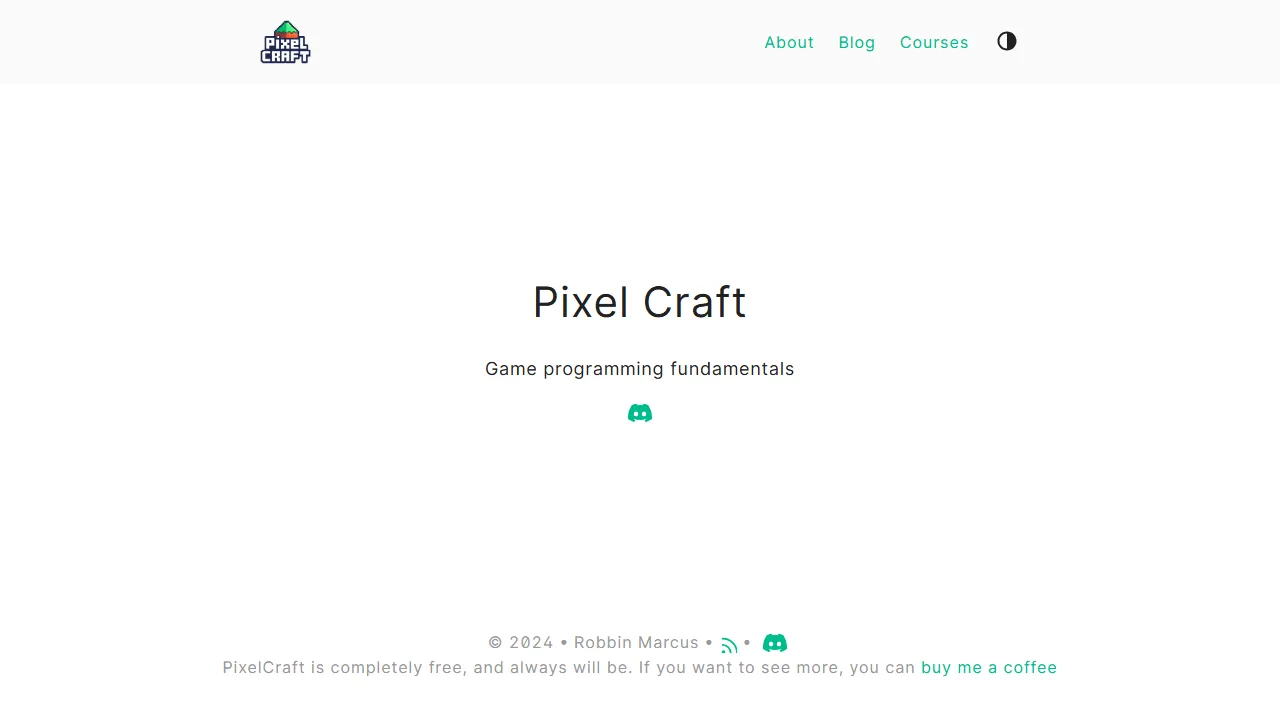 pixelcraft.dev - Learn Game Programming Fundamentals screenshot