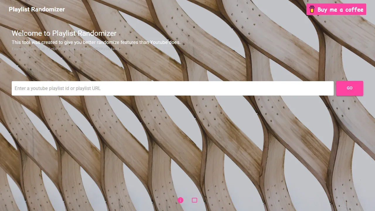 playlist-randomizer.com - Free Spotify Tool screenshot