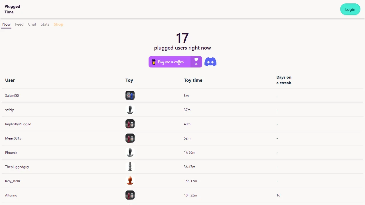 pluggedtime.com - Session Tracker for Personal Use screenshot