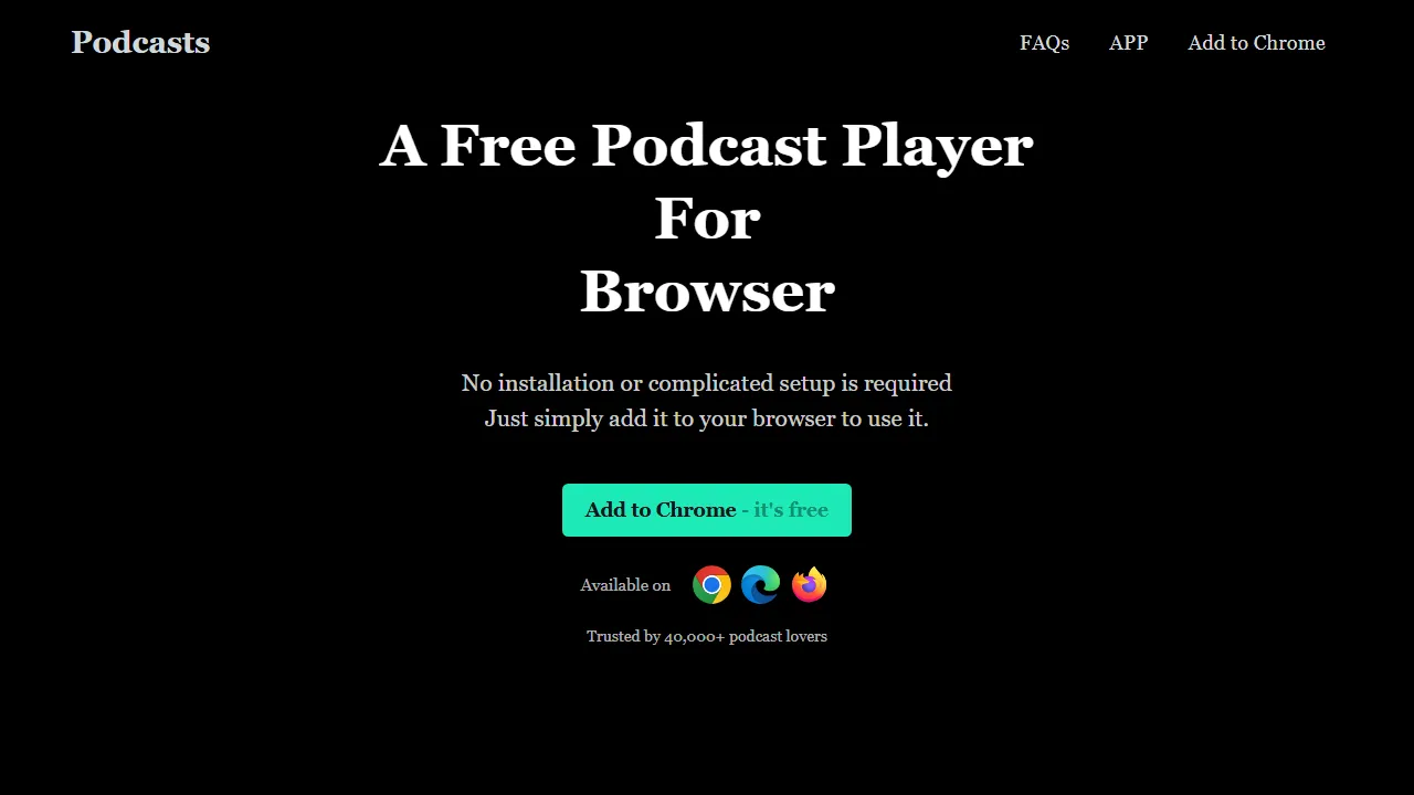 podcasts.bluepill.life - Podcast Player and Downloader Extension screenshot
