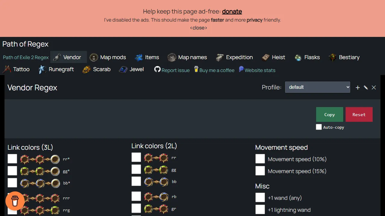 poe.re - Steam Data Tool For Gamers Online screenshot