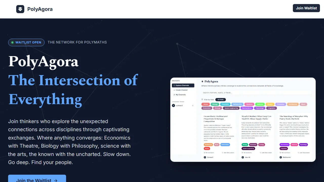 polyagora.org - Open Source Discussion Platform Project screenshot