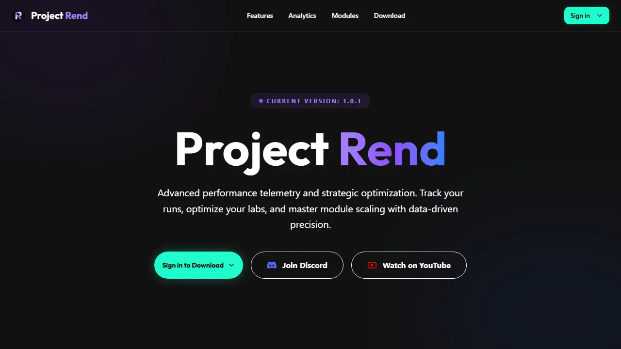 project-rend.app - Progress Tracker App for Workout and Goals screenshot