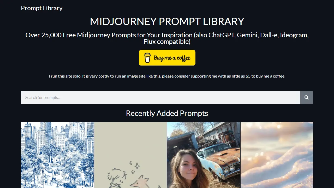 promptlibrary.org - Prompt Engineering Course and Prompts Engineering screenshot