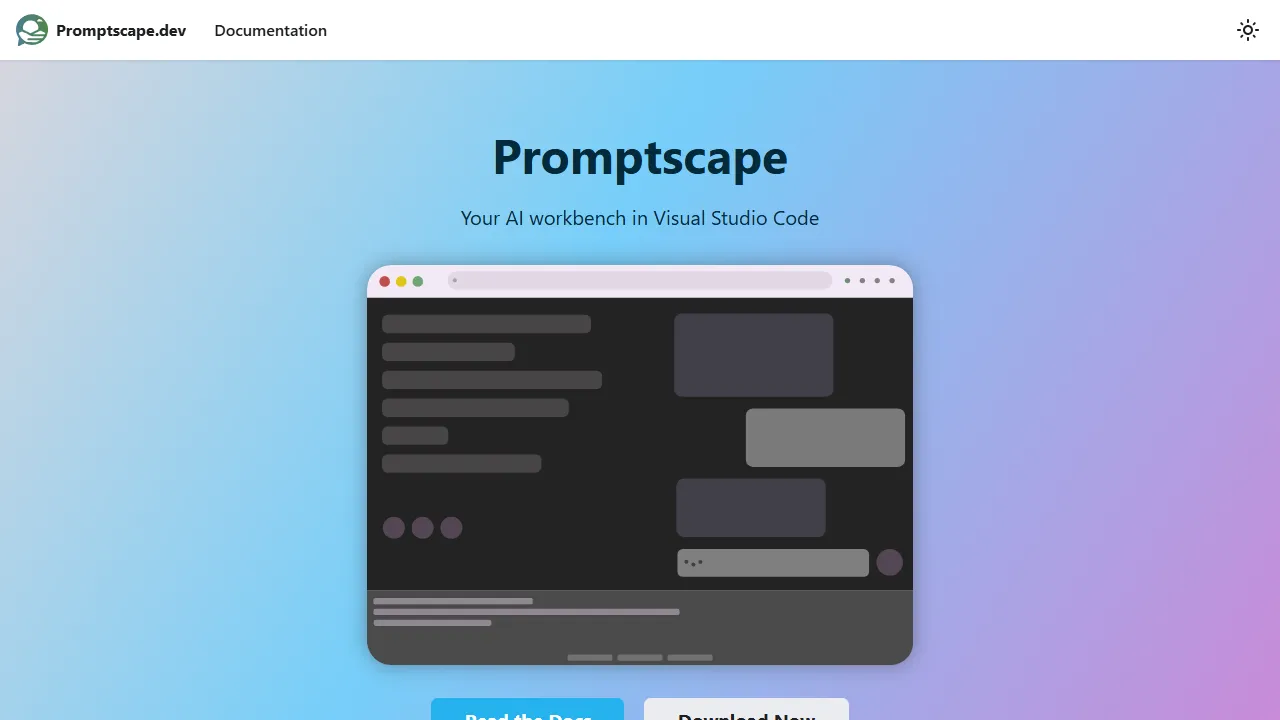 promptscape.dev - AI Development Tools for Software Automation screenshot