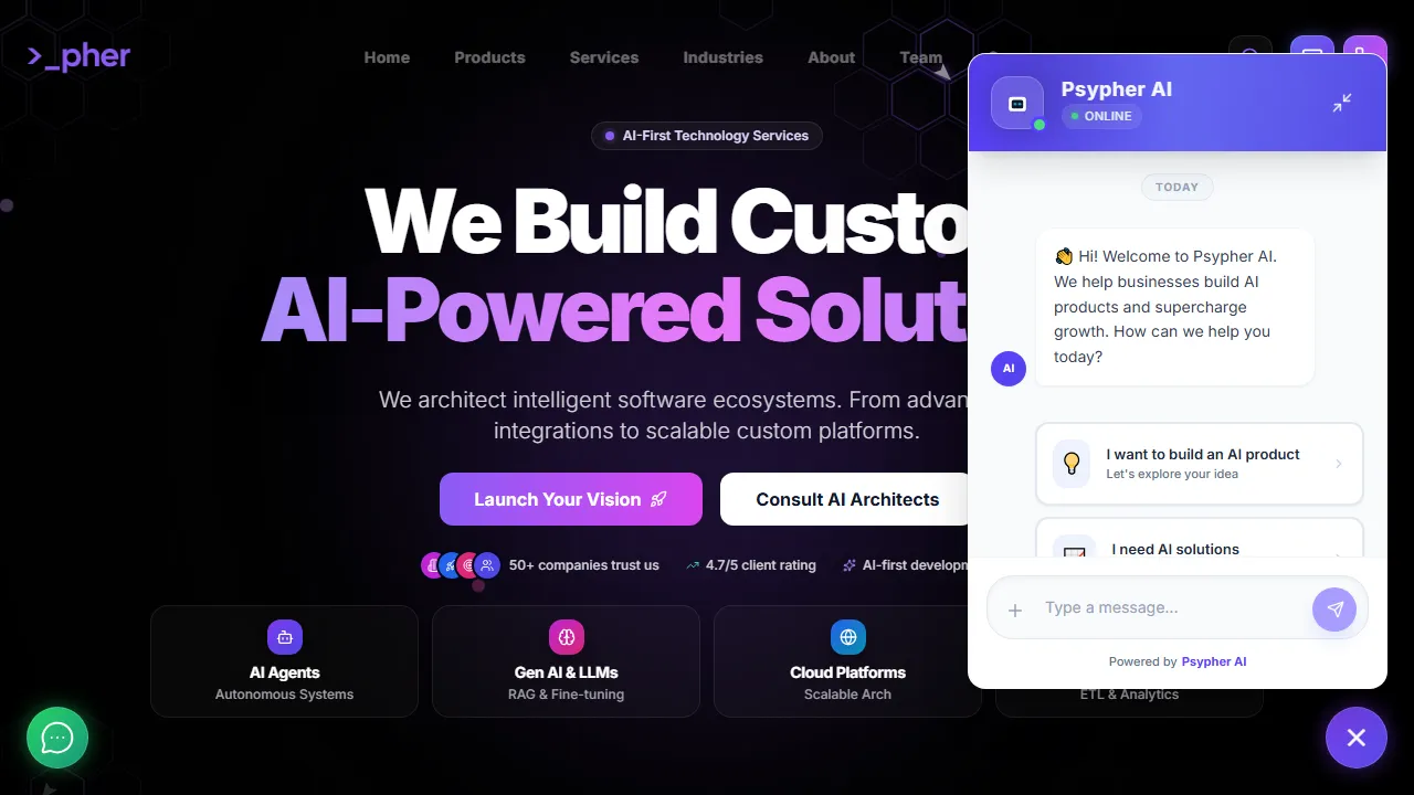 psypher.ai - Human-Centric Artificial Intelligence Platform for Everyone screenshot