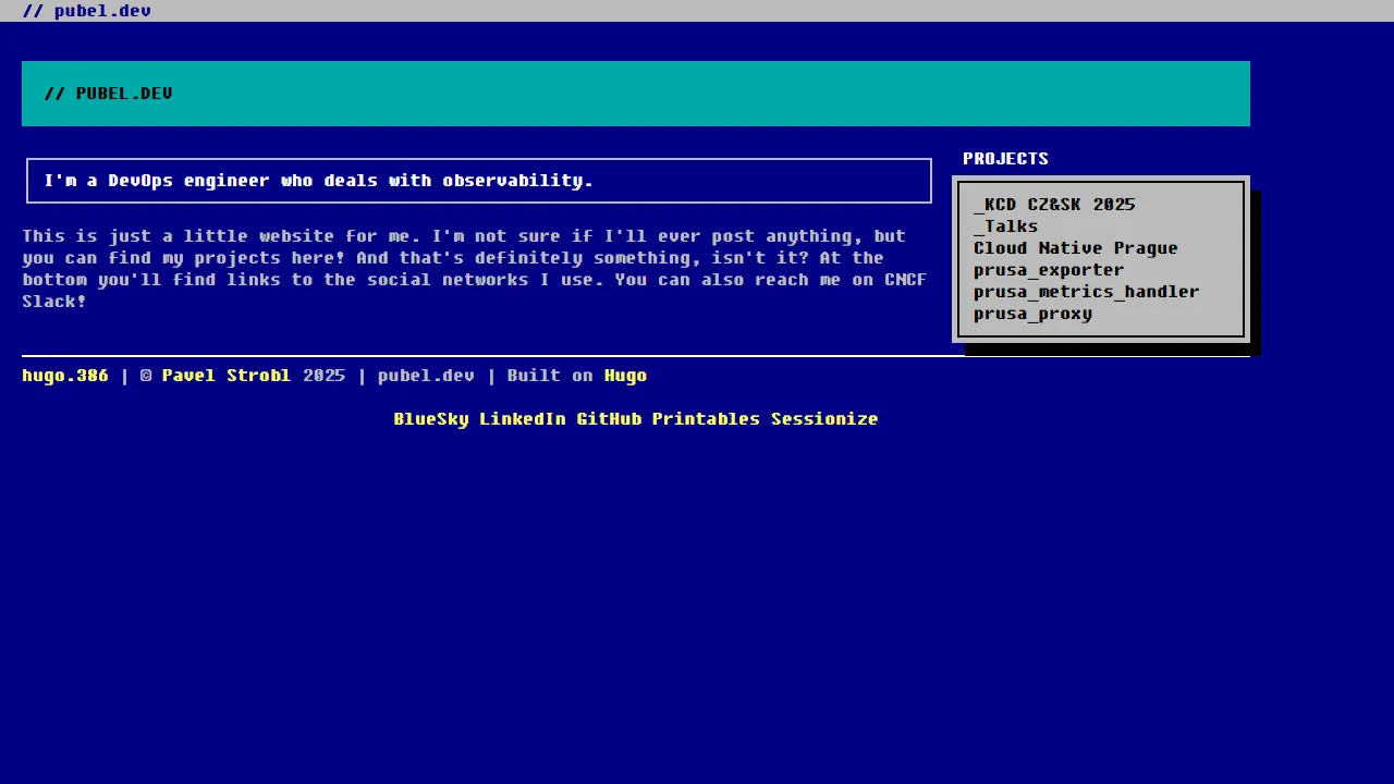 pubel.dev - Tools for Prusa Research 3D Printers screenshot