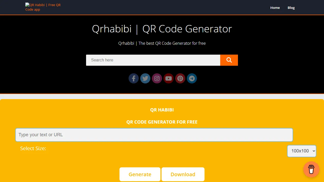 qrhabibi.is-best.net - QR Code Generator - Free QR Builder screenshot