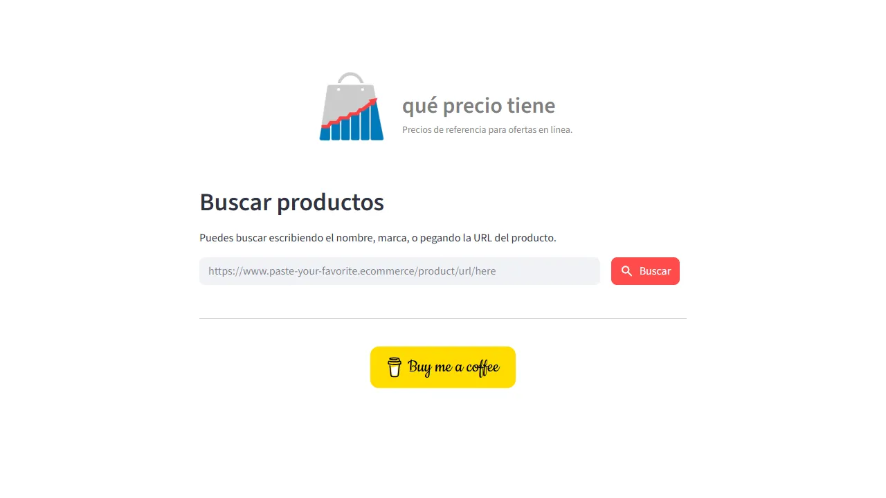 quepreciotiene.app - Competitor Price Analysis Tool for E-Commerce screenshot