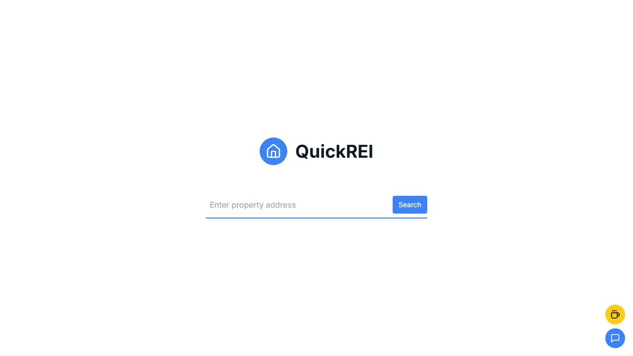 quickrei.io - Real Estate Investment Analysis Tool screenshot