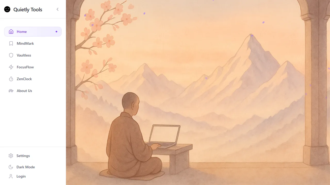 quietly.tools - Free Online Productivity Tools Suite screenshot