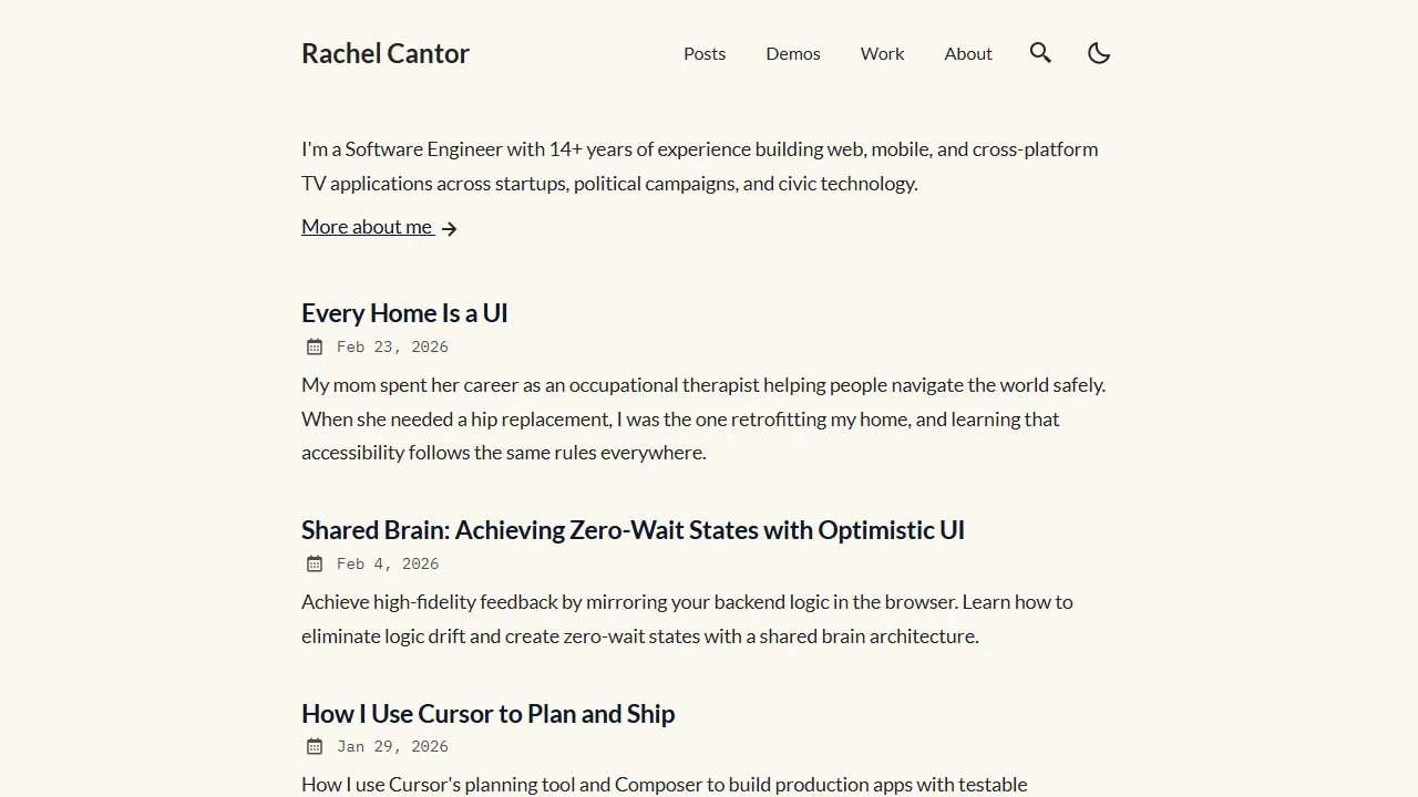 rachel.fyi - Mobile App Development Platform screenshot