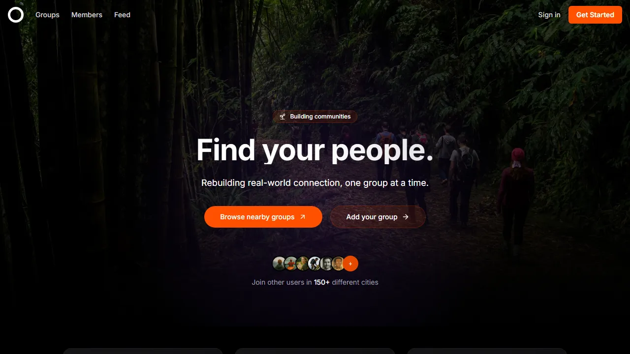 radius.to - Event Planning Software: Free Community Platform screenshot