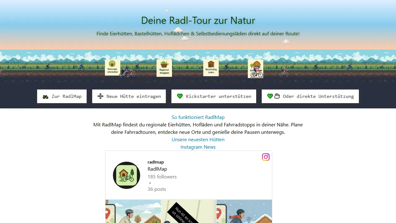 radlmap.net - Cycling Route Planner for Group Bike Rides screenshot