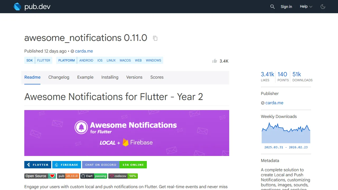 Awesome Notifications - Complete Push Notifications screenshot