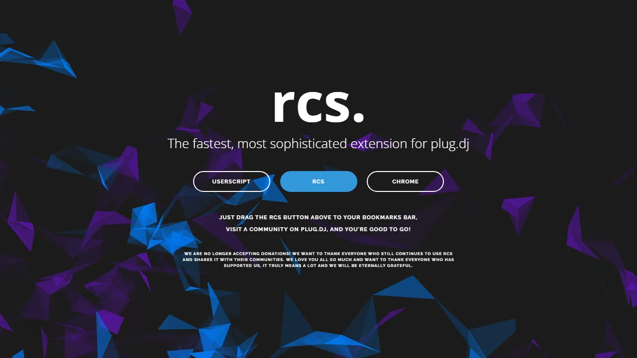 rcs.radiant.dj - Chrome Extension With Many Features screenshot