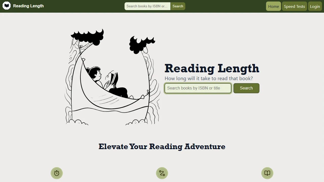 readinglength.com - Online Reading Time Estimator and Calculator Tool screenshot