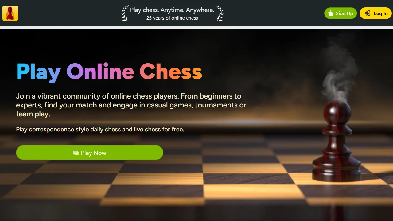 redhotpawn.com - Support Online Chess Site Development screenshot